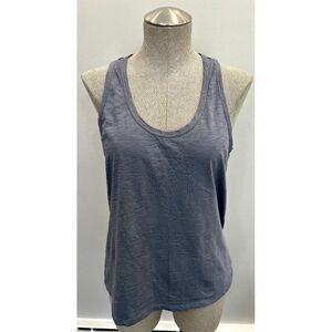 Theory Cotton Tank Top in Slate Blue Size M